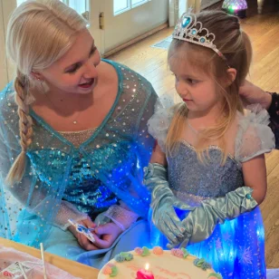 Two children with paw patrol facepaintings